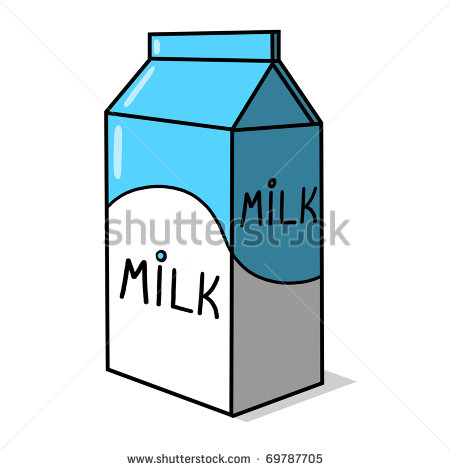 Milk Carton Illustration  Milk Box Freehand Drawing   Stock Photo
