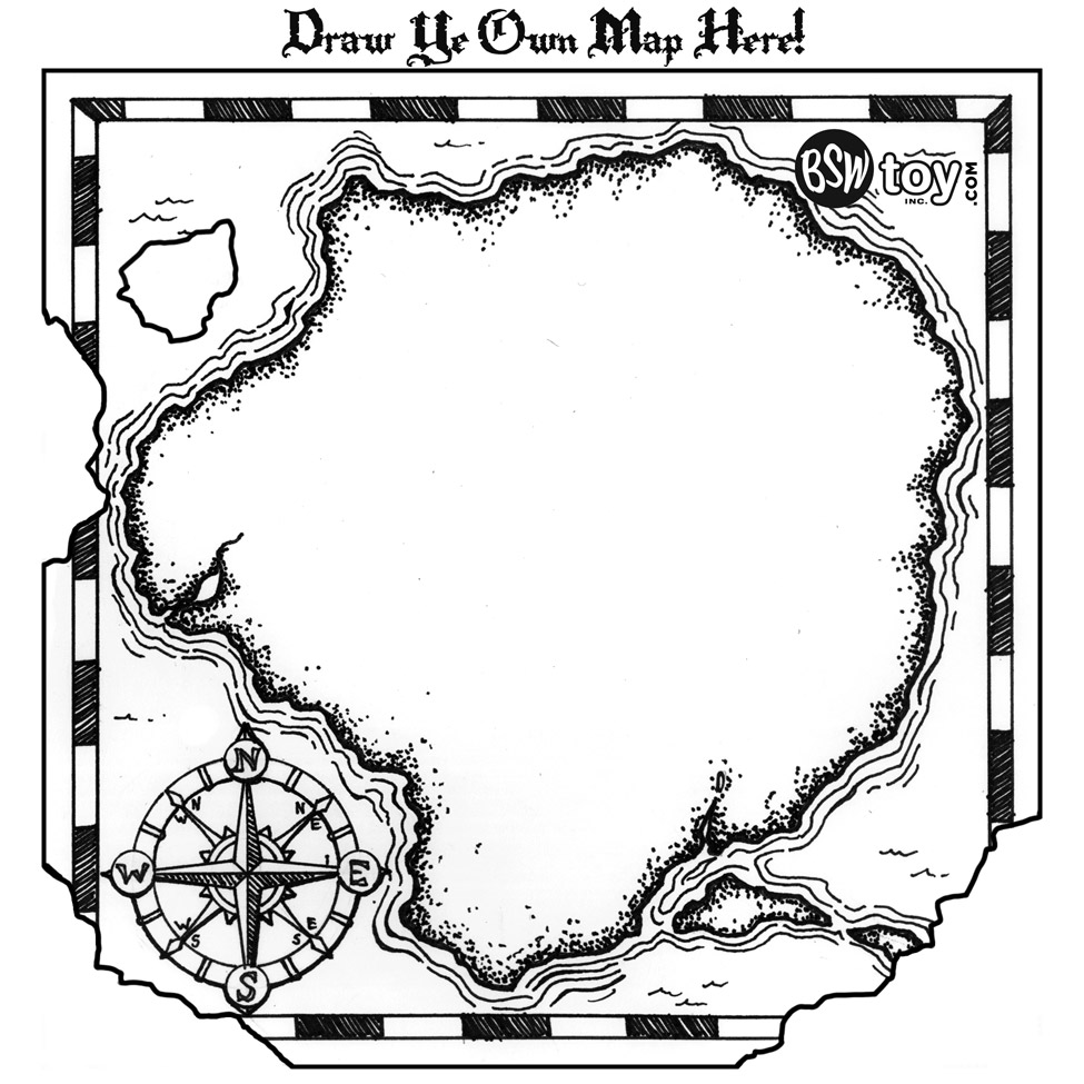 Treasure Hunt Map Template   Clipart Best