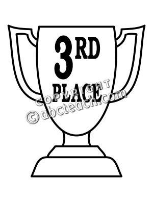 Trophy Clipart Black And White