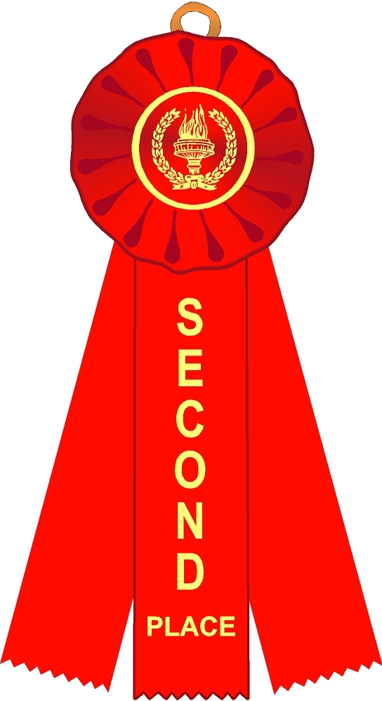 2nd Place Ribbon Award Clipart   Free Clip Art Images