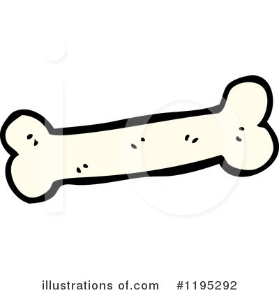 Bone Clipart  1195292 By Lineartestpilot   Royalty Free  Rf  Stock