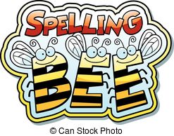 Cartoon Spelling Bee   A Cartoon Illustration Of The Word