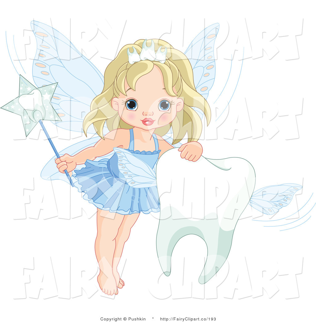 Cute Tooth Clipart Clip Art Of A Cute Fairy Girl