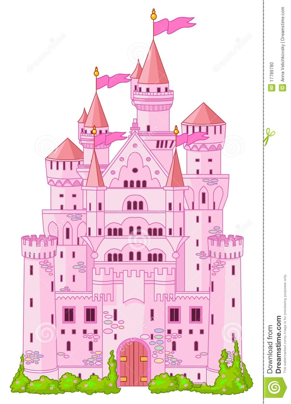 Magic Princess Castle Stock Photo   Image  17789780