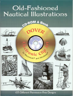Old Fashioned Nautical Illustrations Cd Rom And Book Clip Art Book