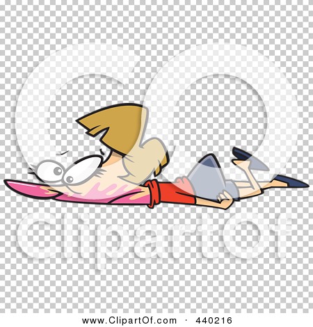 Royalty Free  Rf  Clip Art Illustration Of A Cartoon Woman Collapsed