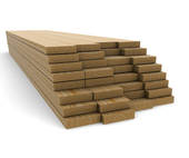 Stack Of Pine Boards On A White Background   Clipart Graphic