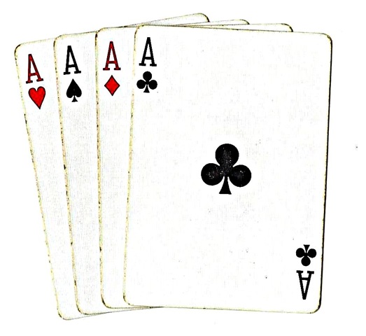 Four Aces Hdr Ish Poker Clipart Jpg
