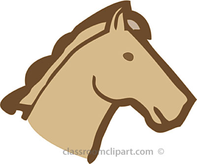 Horse Clipart   Horse Side View Clipart   Classroom Clipart