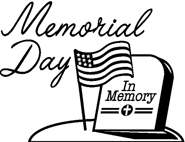 Memorial Day Clip Art Black And White   Clipart Panda   Free Clipart