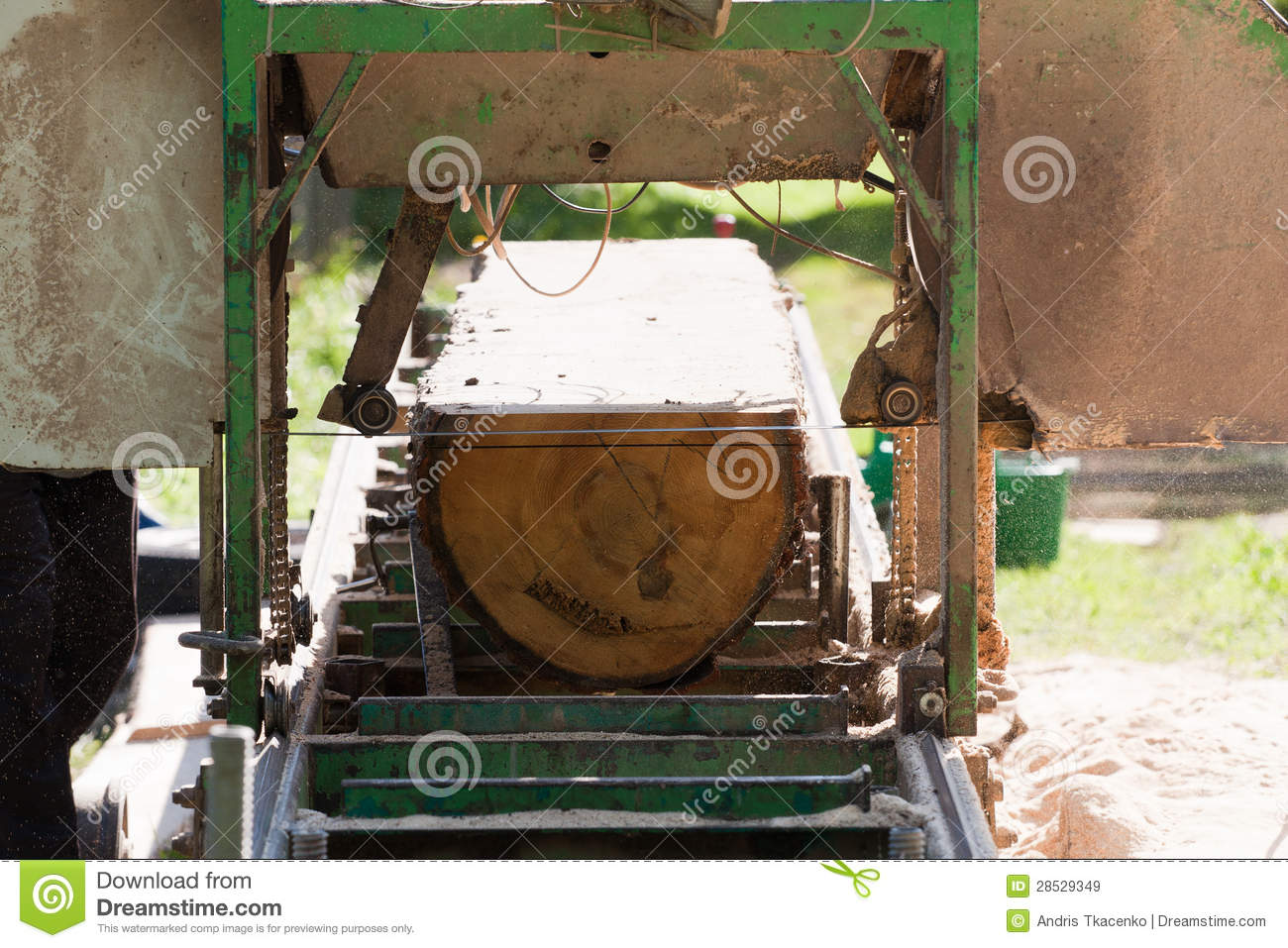 Portable Sawmill Royalty Free Stock Images   Image  28529349