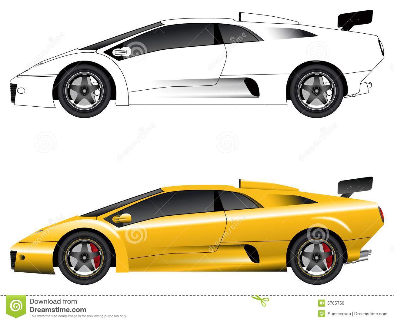Sports Car Clipart Side View   Clipart Panda   Free Clipart Images
