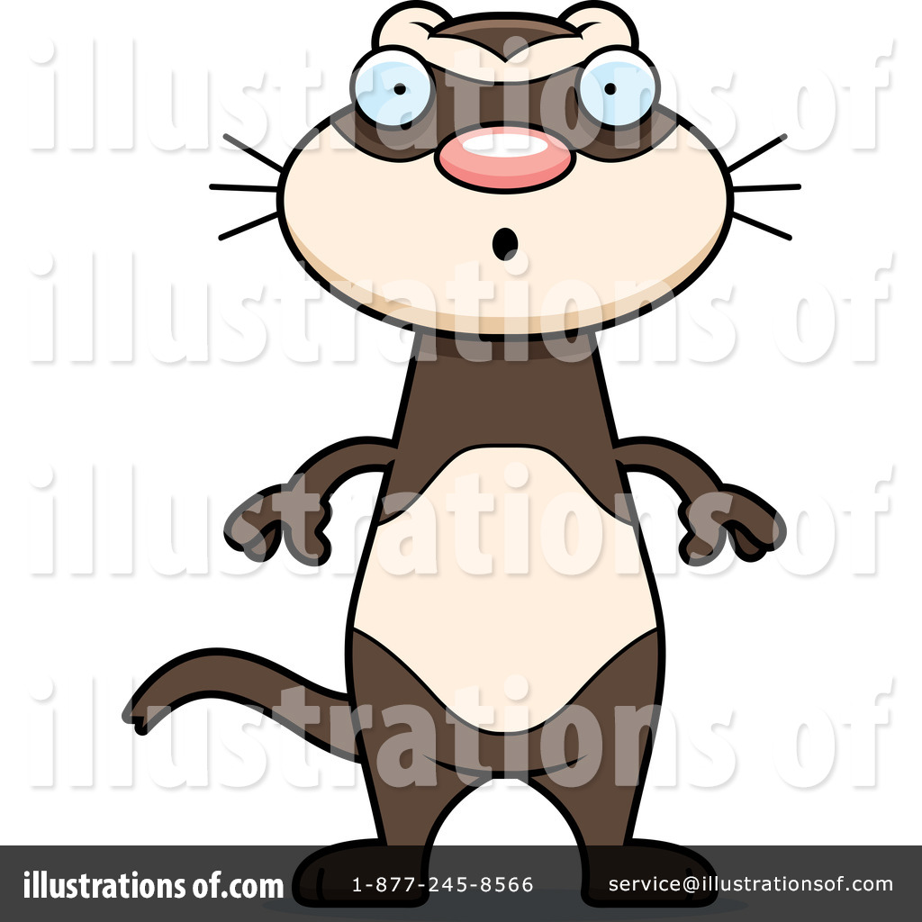 Ferret Clipart  1207783 By Cory Thoman   Royalty Free  Rf  Stock    