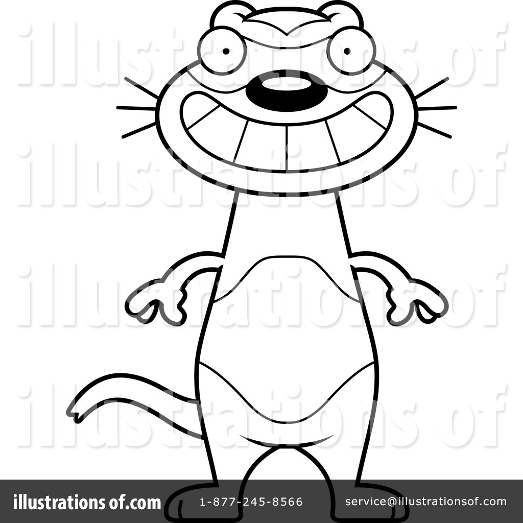 Ferret Clipart  1207920 By Cory Thoman   Royalty Free  Rf  Stock    
