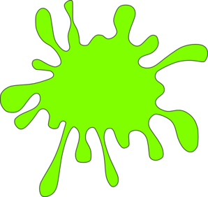 Lime Green Ink Spot Clip Art At Clker Com   Vector Clip Art Online