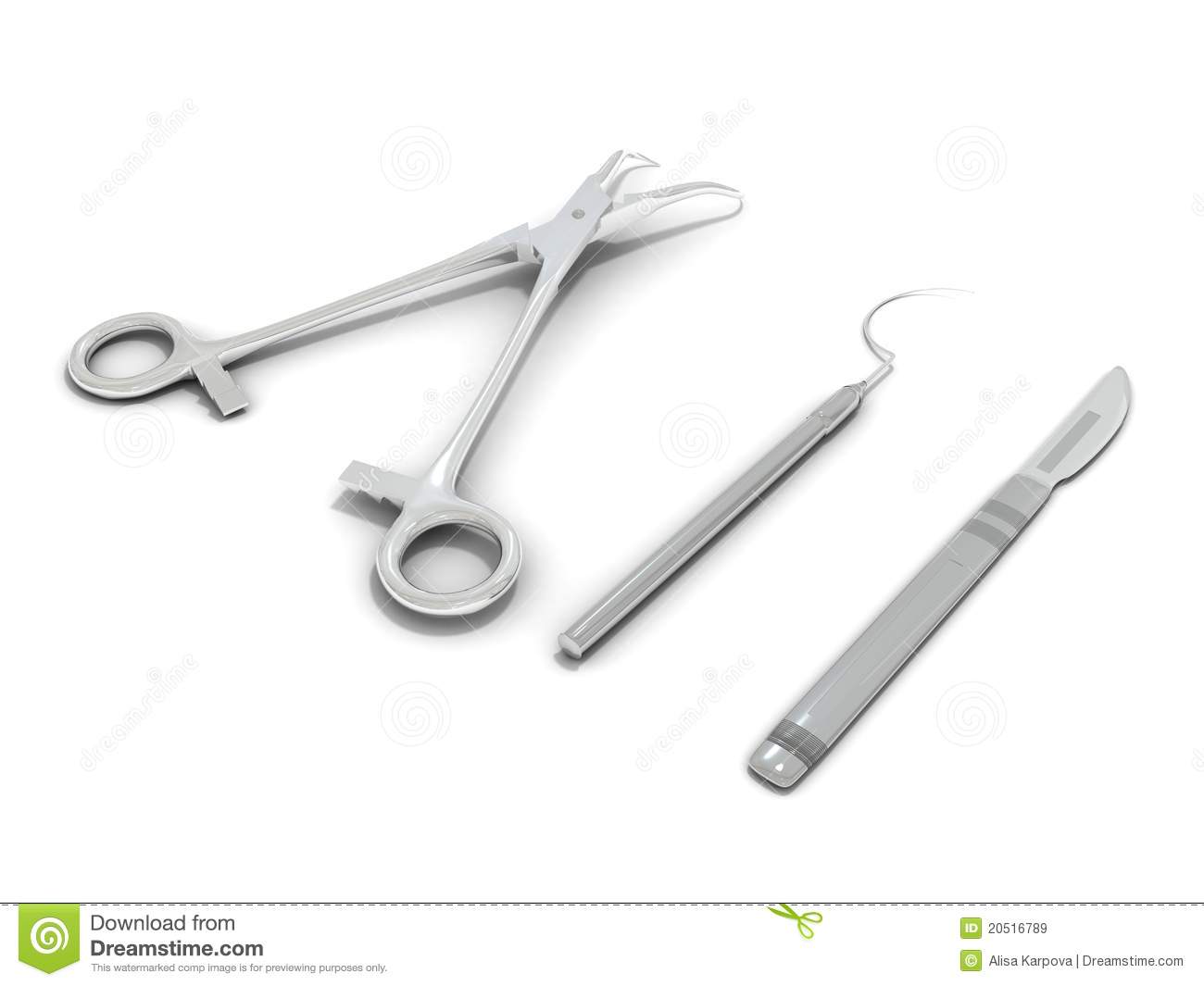 Medical Instruments Clipart Medical Instruments On White