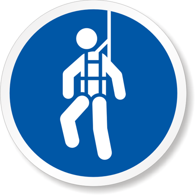 Personal Fall Protection Equipment Including Safety Belts Harnesses