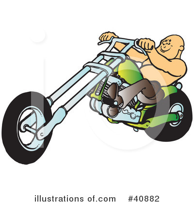 Vintage Motorcycle Clipart