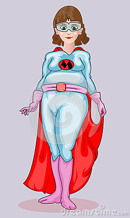 Young Pregnant Mother With Super Hero Costume Royalty Free Stock    