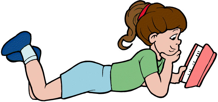 10 Cartoon Girl Reading Book Free Cliparts That You Can Download To
