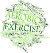 Aerobic Exercise Clipart Word Cloud For Aerobic