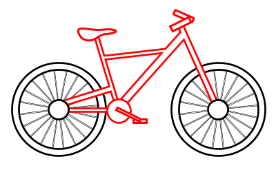Bicycle With Basket Clipart Wallpapers Easy Bike Drawings Now Work On