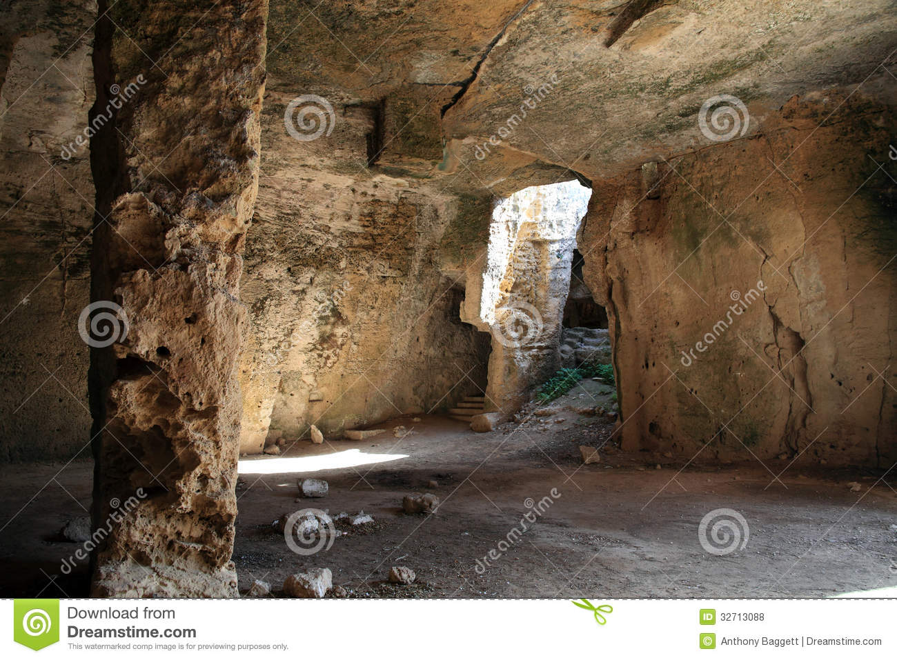 Christian Catacombs Paphos Cyprus Royalty Free Stock Photos   Image