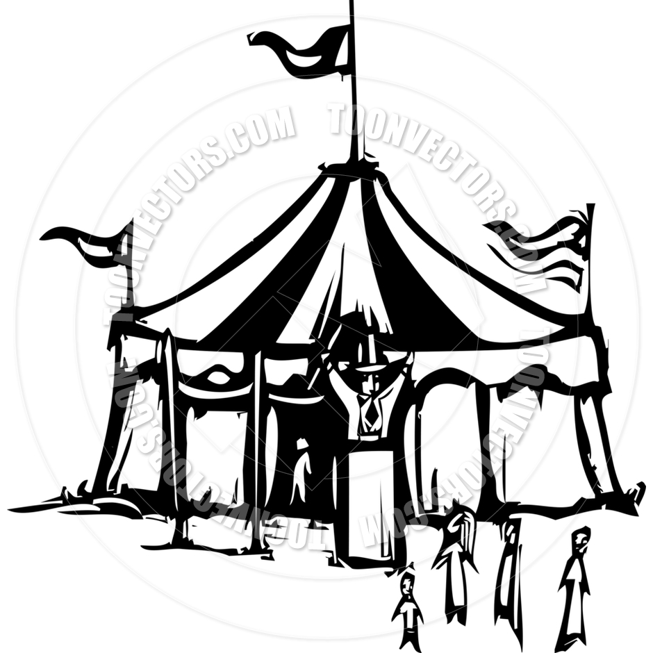 Circus Tent Clipart Black And White   Clipart Panda   Free Clipart    