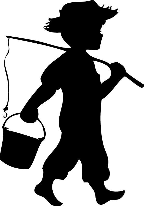 Fishing Silhouette   Silhouette Projects   Pinterest