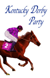 Kentucky Derby Party Invitations Custom Designed By Artist Adriane