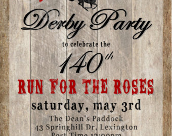 Kentucky Derby Party  Win Place S How  140th Run For The Roses Diy