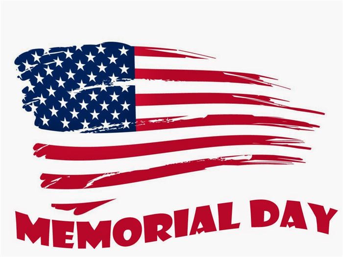 Memorial Day In The American Flag  You Can Add In The Center Of Your