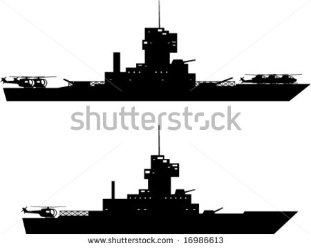 Navy Ship Silhouettes Http   Www Shutterstock Com Pic 16986613 Stock