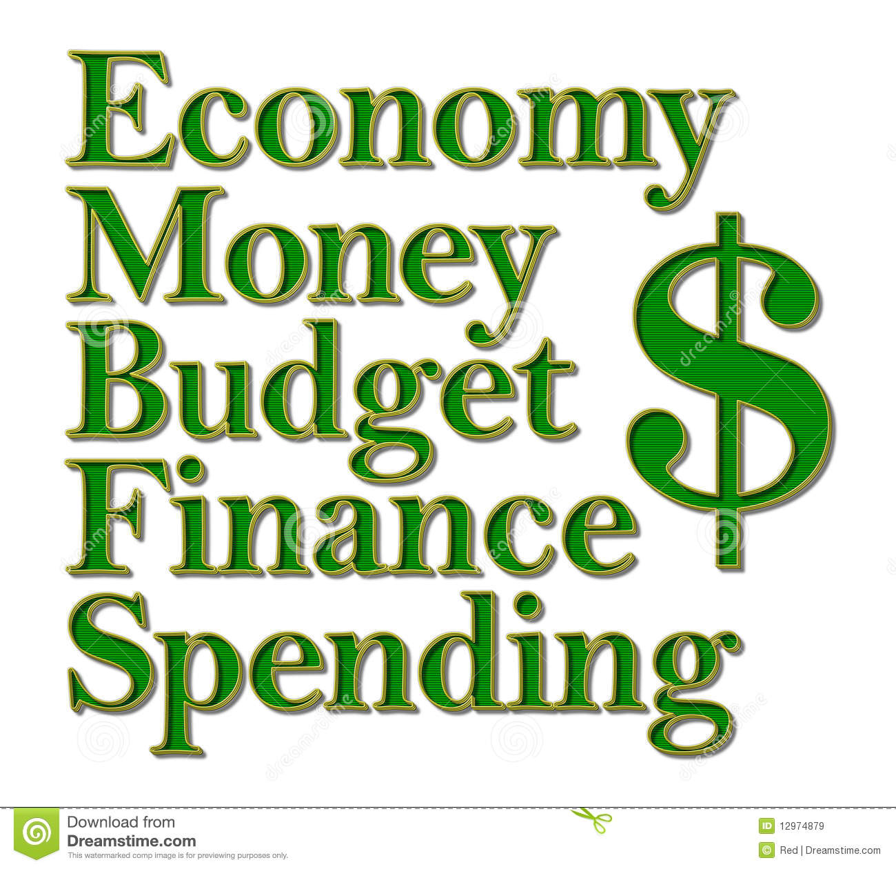 Royalty Free Stock Images  Economy Money Budget Finance Spending