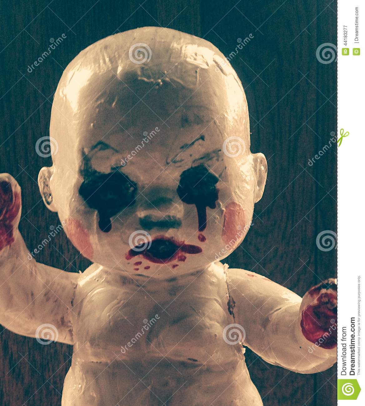 Stock Photo  Killer Baby Doll Clown