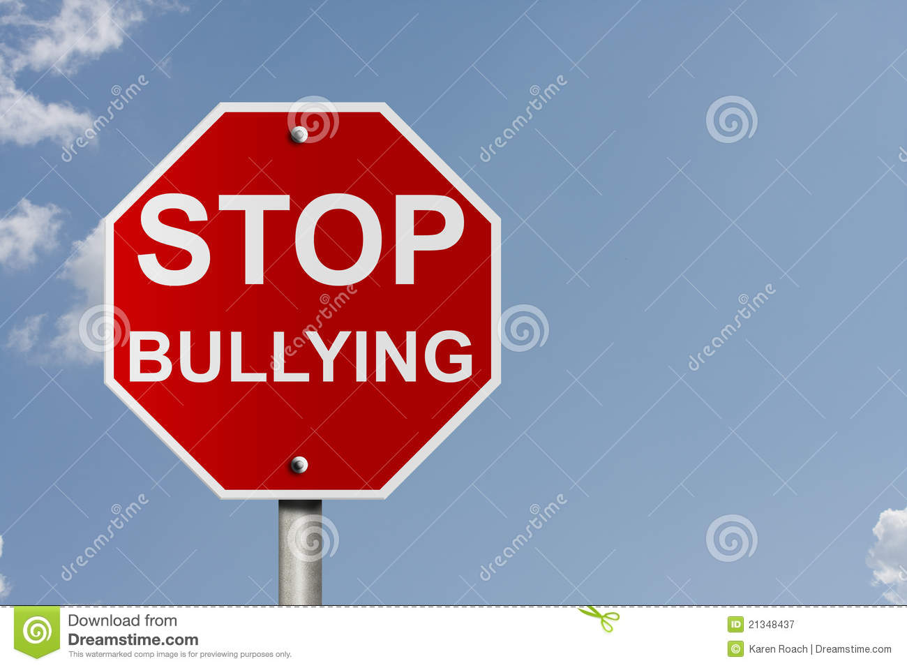 Stop Bullying Royalty Free Stock Photography   Image  21348437