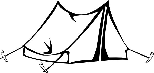 White Black Tent Clip Art At Clker Com   Vector Clip Art Online