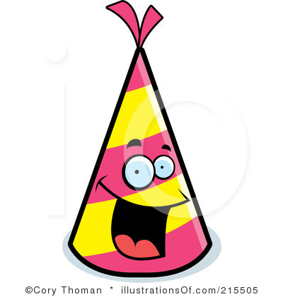 Black And White Party Hat Clipart Royalty Free Party Hat Clipart    