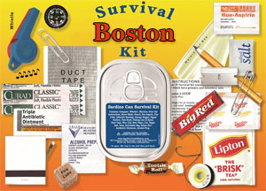 Boston Survival Kit  Boston And Boston Gifts From Massachusetts Bay