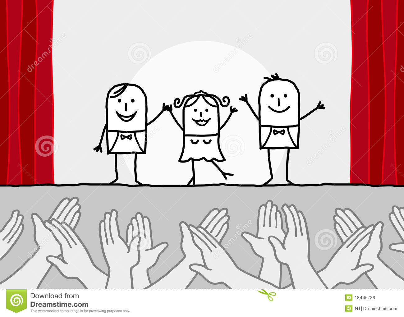 Theater Show   Clapping Hands Royalty Free Stock Image   Image