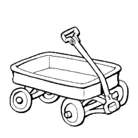 Toy Wagon   Coloring Pages   Surfnetkids