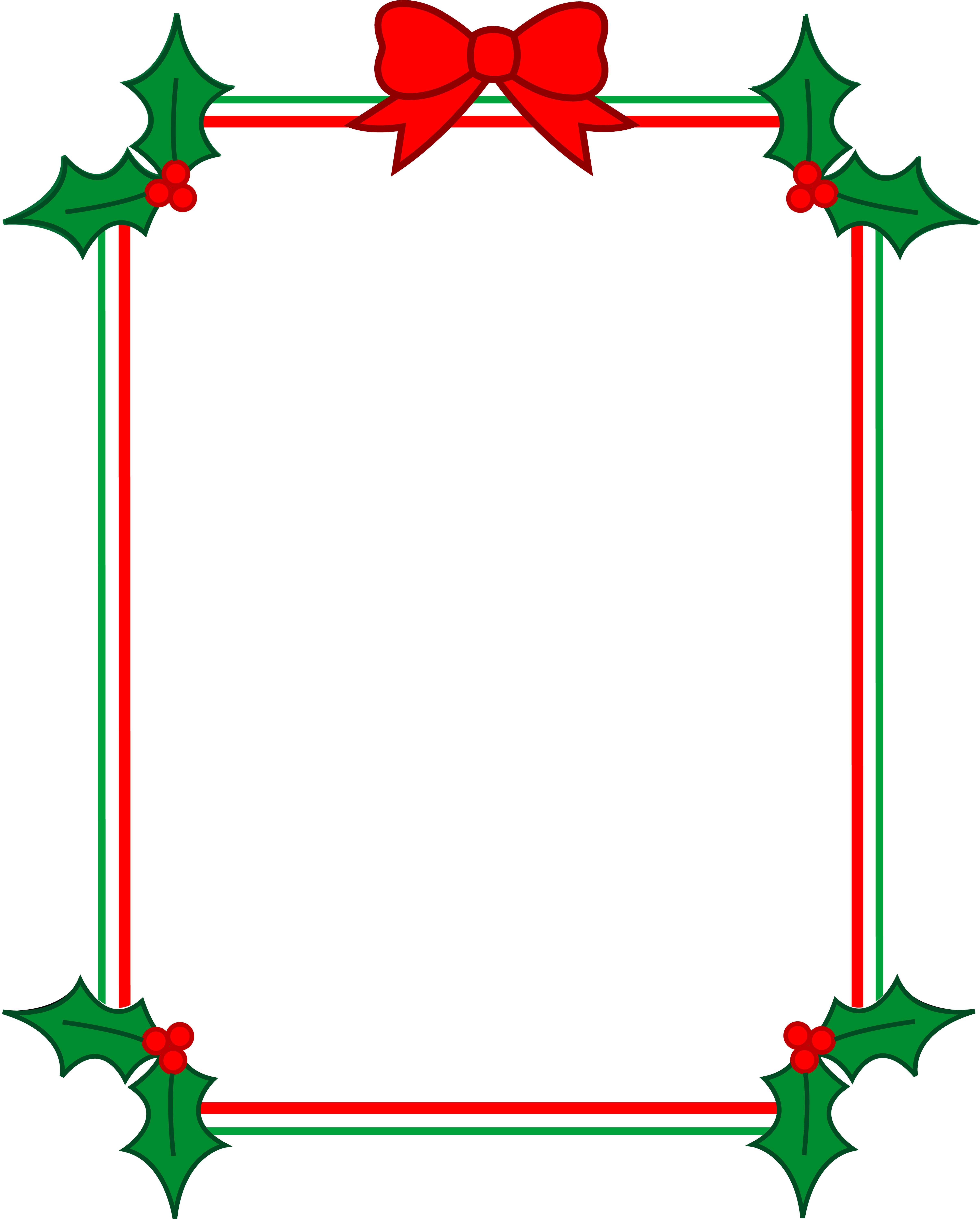 10 Christmas Page Borders For Microsoft Word   Free Cliparts That You