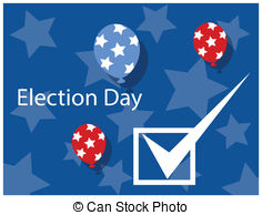 Election Day Vector Clipart Eps Images  5743 Election Day Clip Art