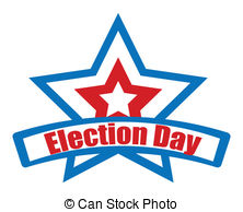 Election Day Vector Clipart Eps Images  5743 Election Day Clip Art