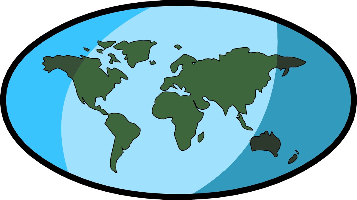 Map Clip Art Of The World   Clipart Panda   Free Clipart Images