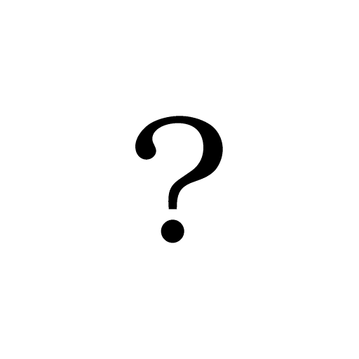 Question Mark Black And White White Square With Question Mark Png