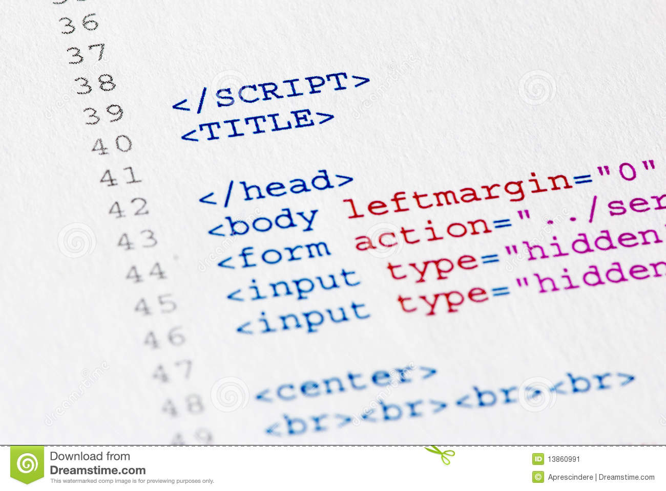 Source Code Program Stock Image   Image  13860991