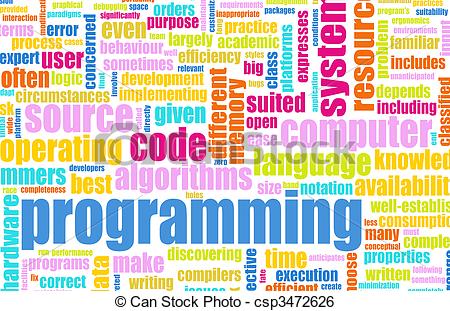 Stock Illustration Of Computer Programming Code Concept As A Abstract