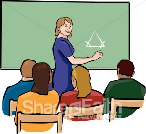 Teacher Clipart In Color   Christian Classroom Clipart