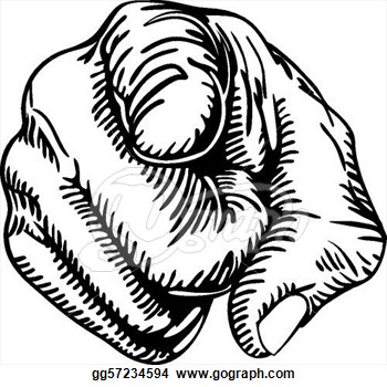     The Finger Pointing Or Gesturing Towards You   Eps Clipart Gg57234594